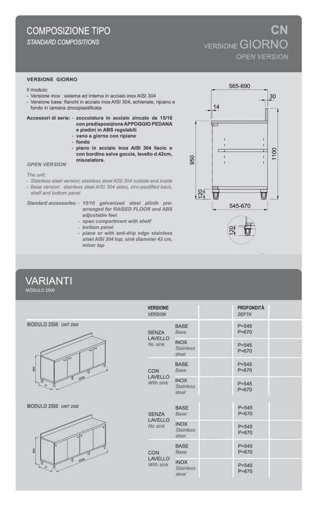 Pagina riferimento modulo 2000